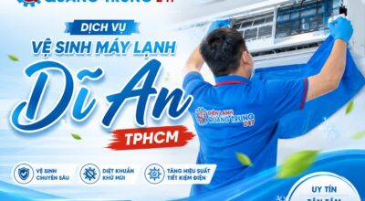 Dịch vụ vệ sinh máy lạnh Phường Dĩ An- TPHCM
