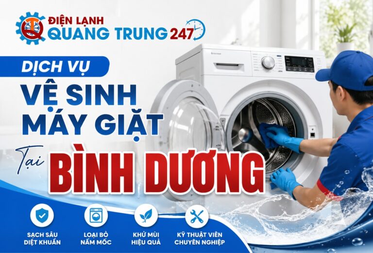Vệ Sinh Máy Giặt Tại Bình Dương Tận Nơi – Dịch Vụ Uy Tín, Giá Rẻ Nhất