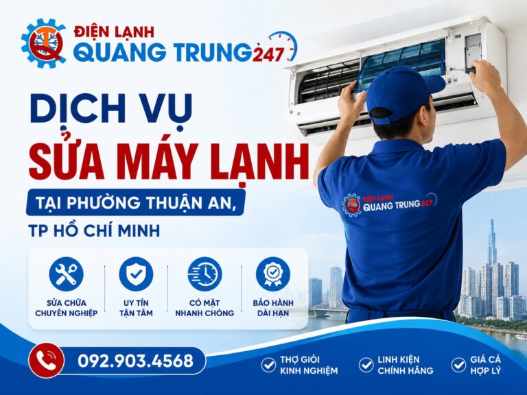Dịch Vụ Sửa Máy Lạnh Tại Phường Thuận An, TP Hồ Chí Minh