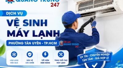 Dịch vụ vệ sinh máy lạnh phường Tân Uyên - TP.HCM