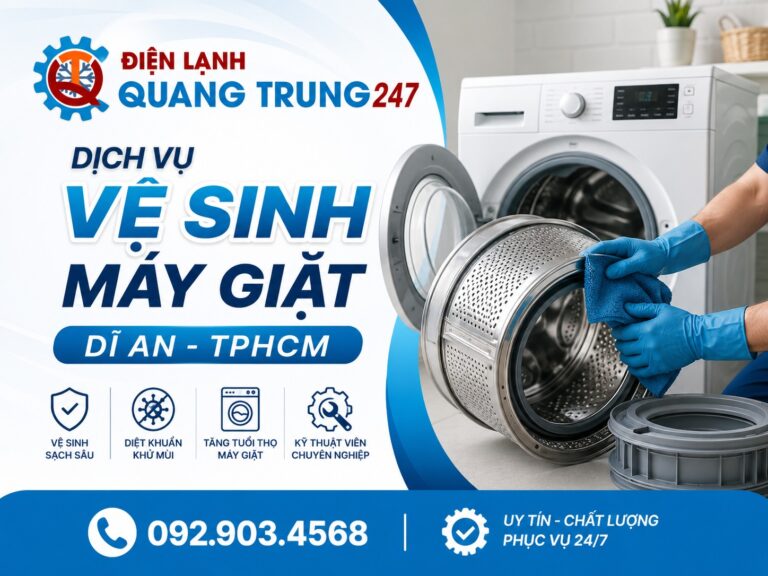 Vệ Sinh Máy Giặt Phường Dĩ An