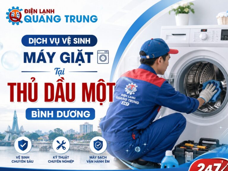 Vệ Sinh Máy Giặt Thủ Dầu Một Bình Dương: Dịch Vụ Chuyên Nghiệp, Uy Tín