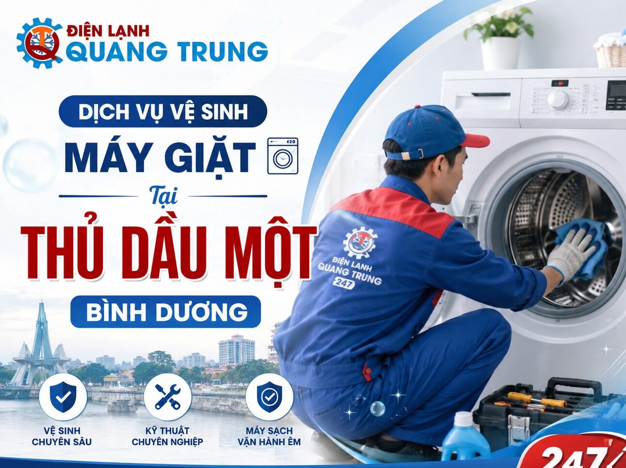 Vệ Sinh Máy Giặt Thủ Dầu Một Bình Dương