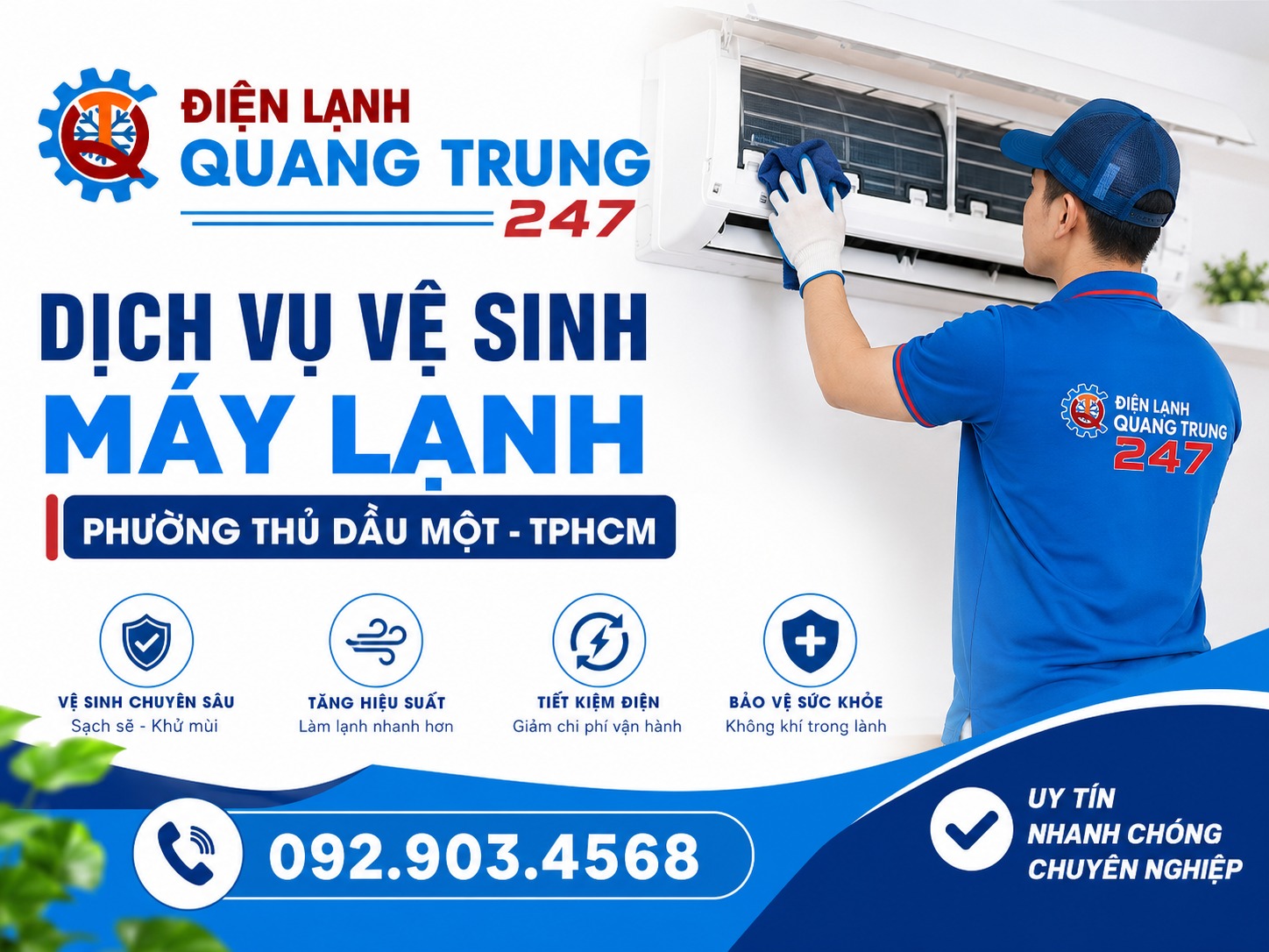 vệ sinh máy lạnh tdm