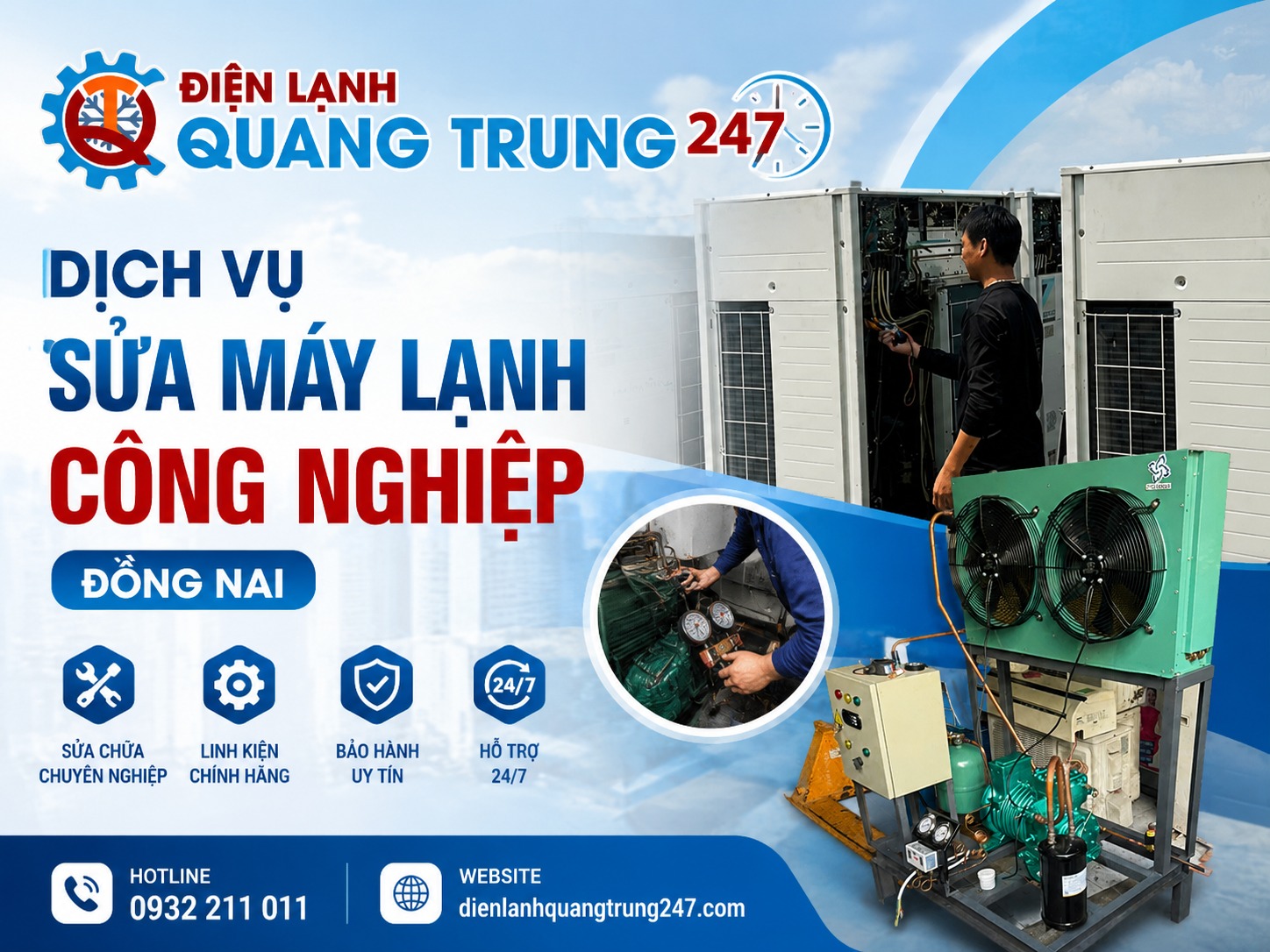 sua dien lanh cong nghiep dong nai